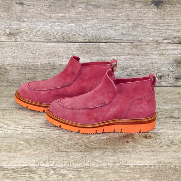 * NIB * $495 Allen Edmonds HUMBLE Boot 9.5 D Cranberry Suede *add $15 new Trees - Picture 7 of 14